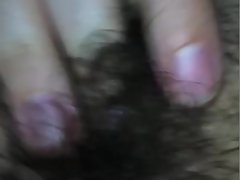 Masturbating Hairy Pussy