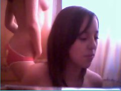 2 girls teasing on webcam