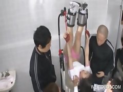 Asian sexual torture with teen slave
