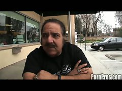 Ron Jeremy Pounds Ass and Fucks Shaved Cunt